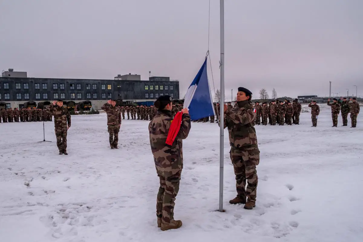 French Dragoons Begin Tour of Duty as Part of NATO's Enhanced Forward Presenc Battlegroup Estonia
