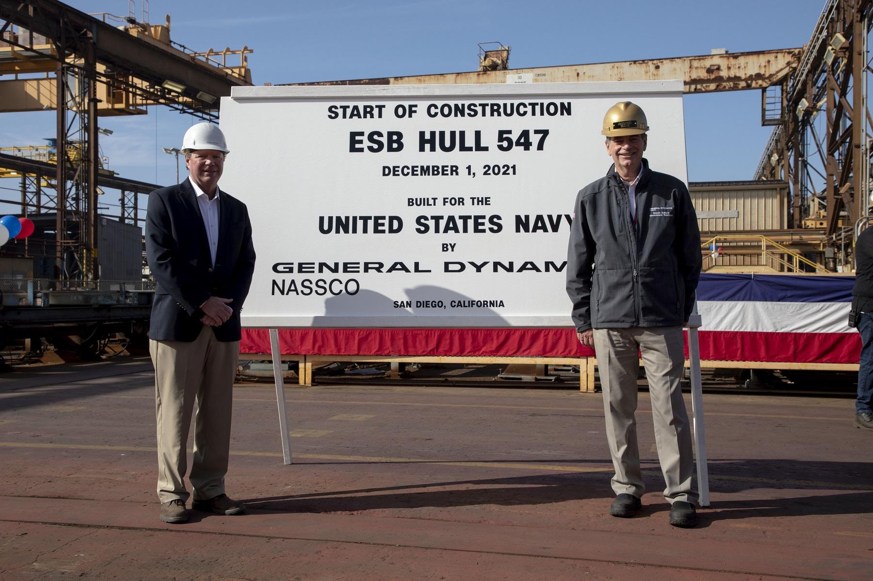 General Dynamics NASSCO Begins Constructionfuture Future USS Robert E. Simanek (ESB 7)