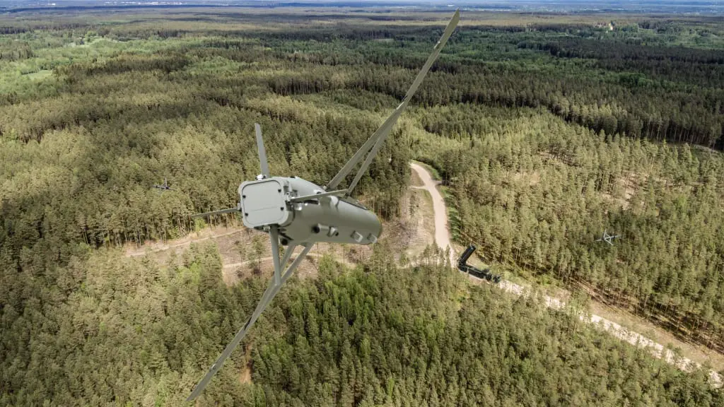 Saab Ground Launched Small Diameter Bomb (GLSDB). 