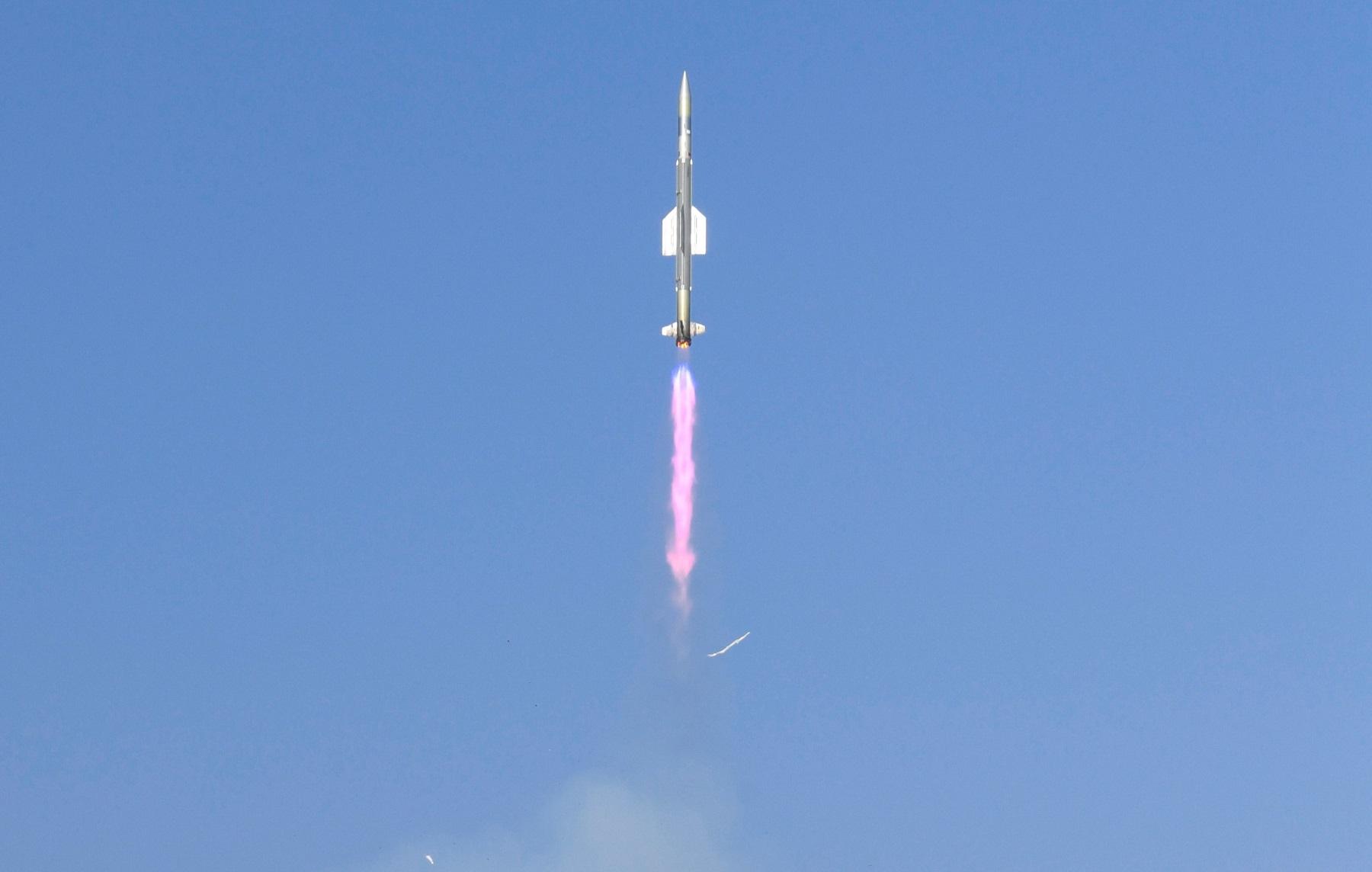 India Successfully Flight Tests Vertical Launch Short Range Surface to Air Missile (VL-SRSAM)