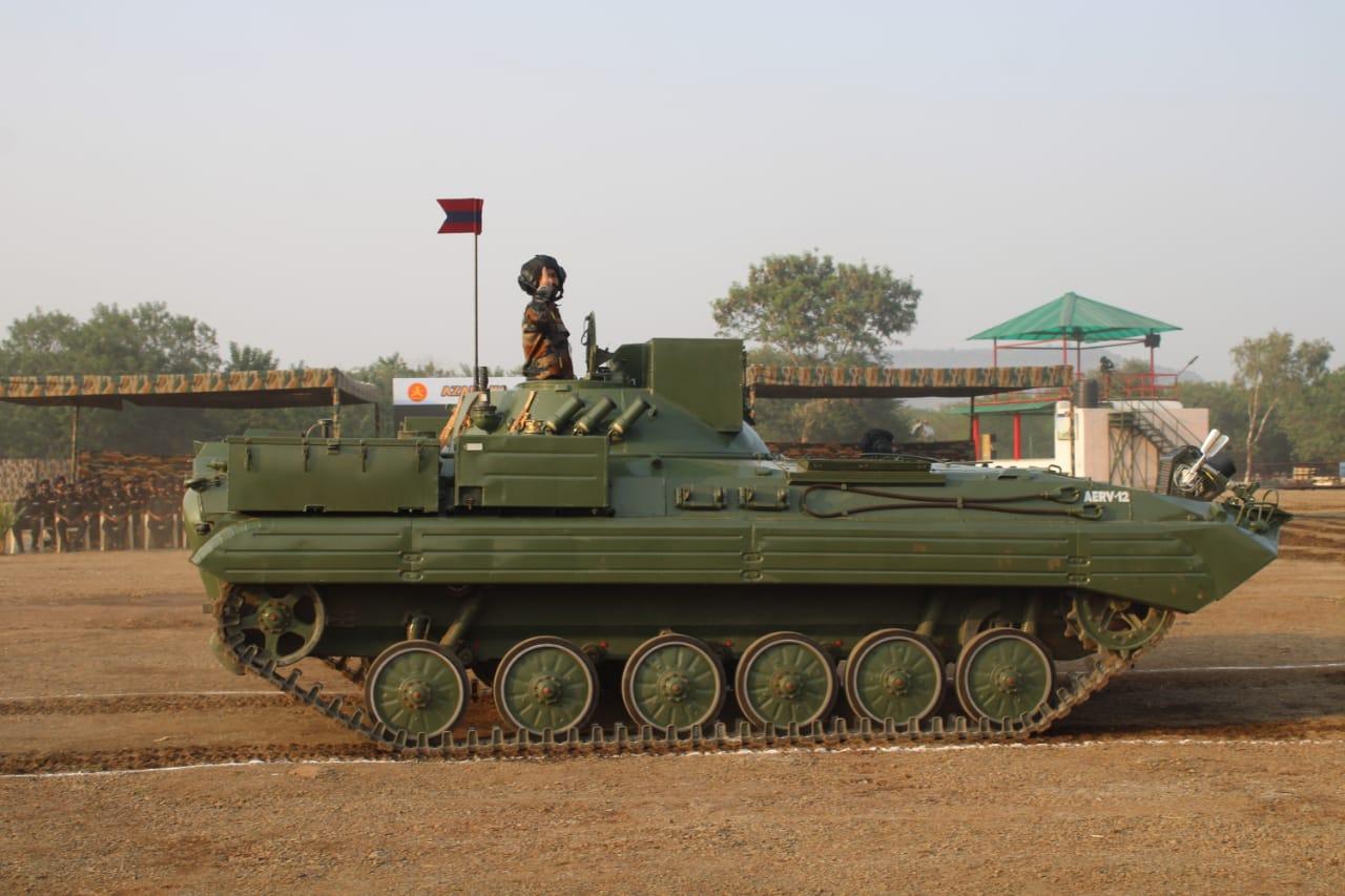 Indian Army Chief Inducts Next Generation Armoured Engineer Reconnaissance Vehicle