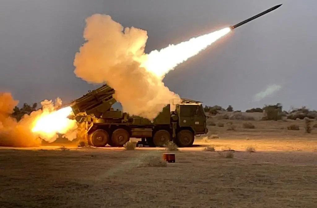 Indian DRDO Successfully Tests Pinaka Extended Range Area Denial Munitions (Pinaka-ER ADM)