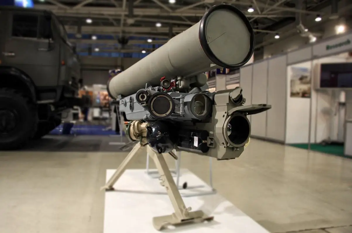  Kornet Anti-tank Guided Missiles (ATGMs)