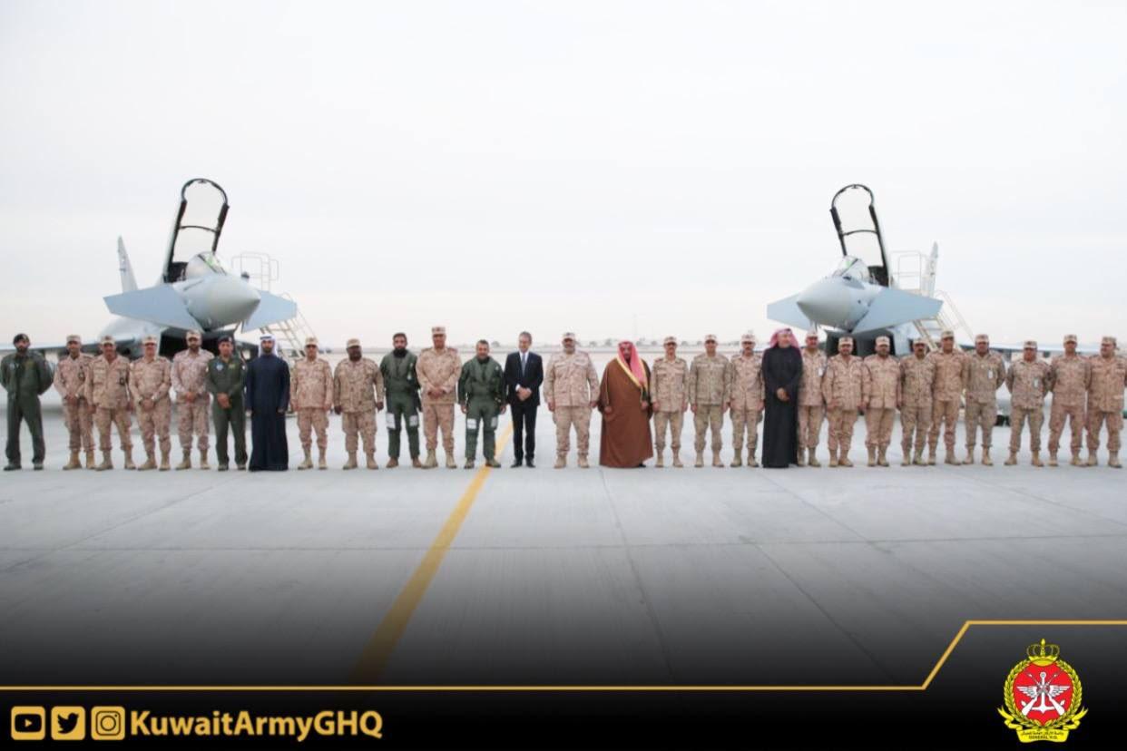 Kuwait Air Force Receives First Two Eurofighter Typhoon II Multirole Fighters