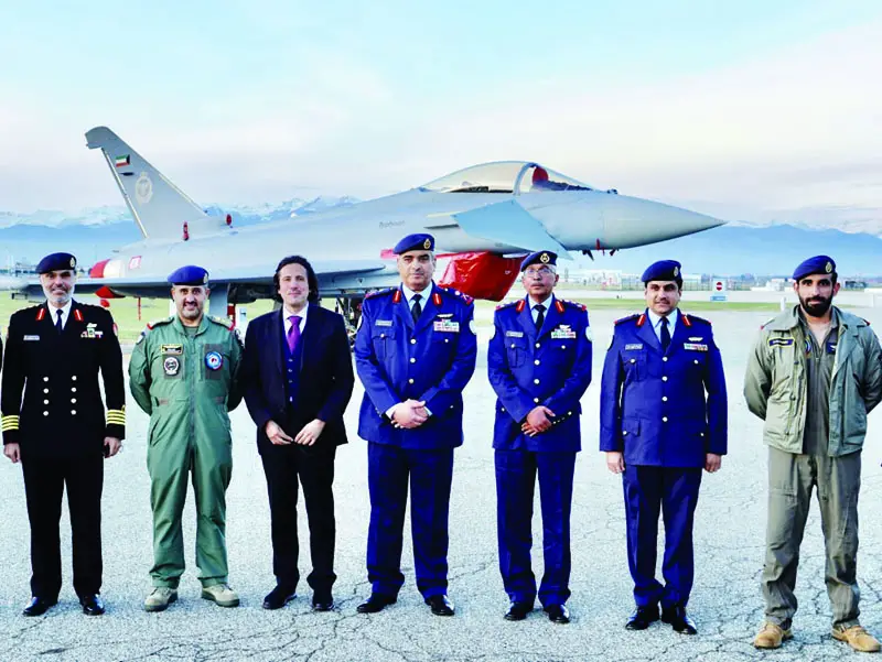 Kuwait Air Force Receives Two Eurofighter Typhoon Multirole Fighters from Italy