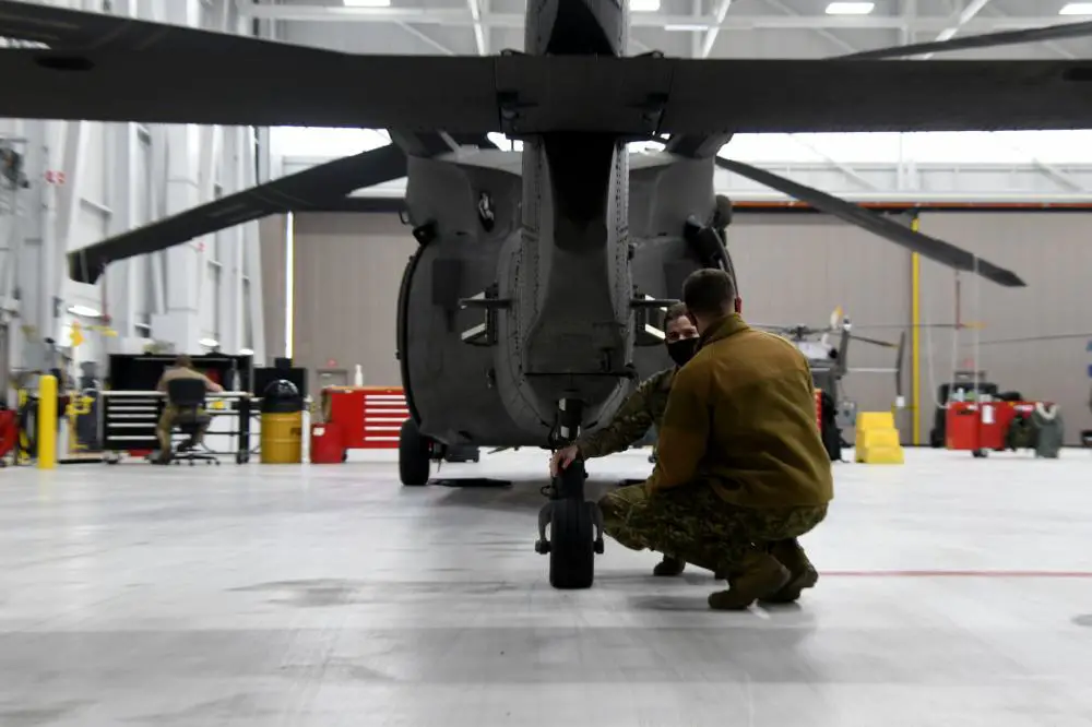 Michigan Army National Guard Trains First Latvian UH-60 Black Hawk Helicopter Maintainer