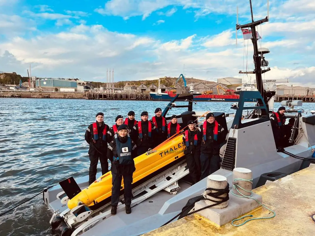 Thales Delivers Ffirst Autonomous Mine-hunting Technology to Royal Navy