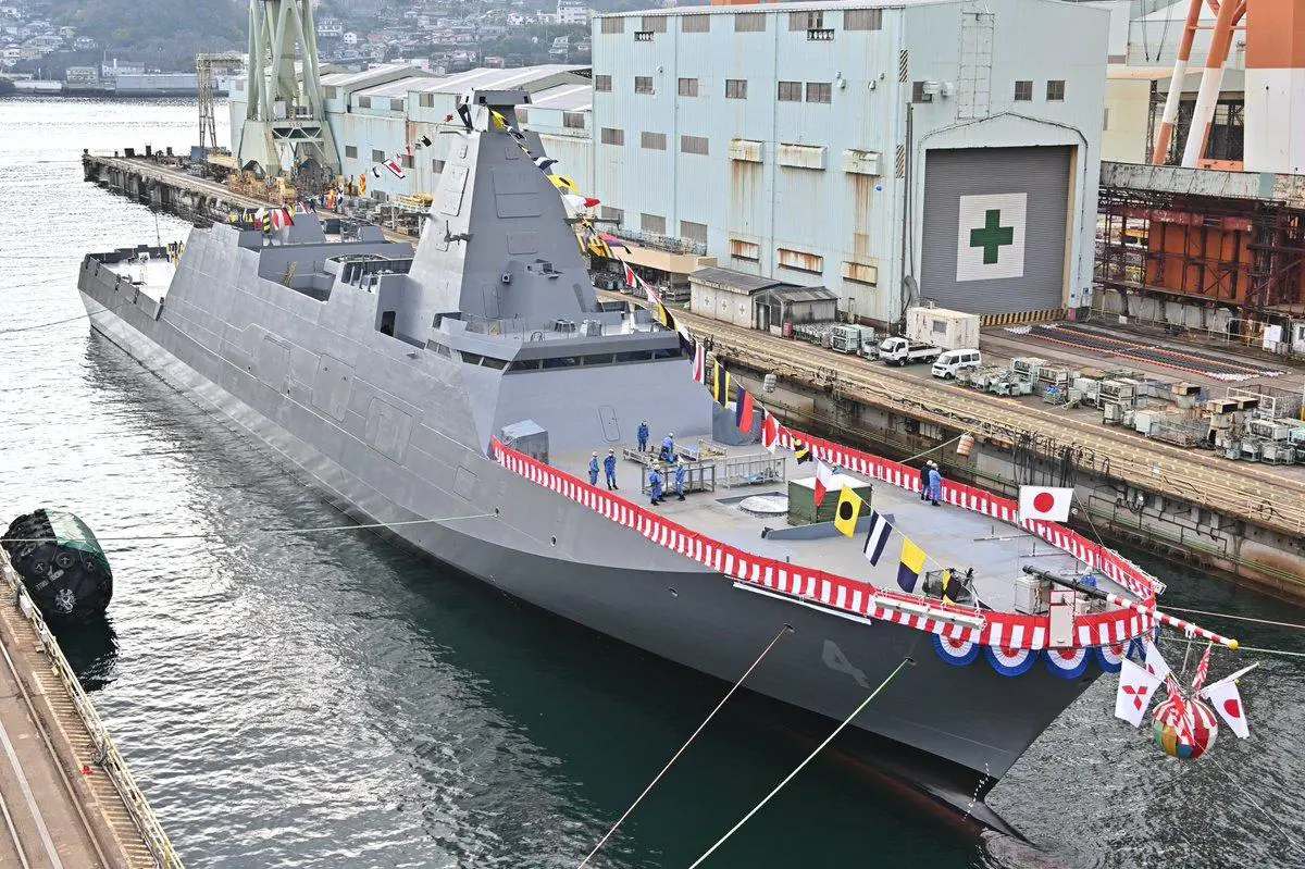 Mitsubishi Heavy Industries Launches Fourth Mogami-class Frigate for Japan Maritime Self-Defense Force