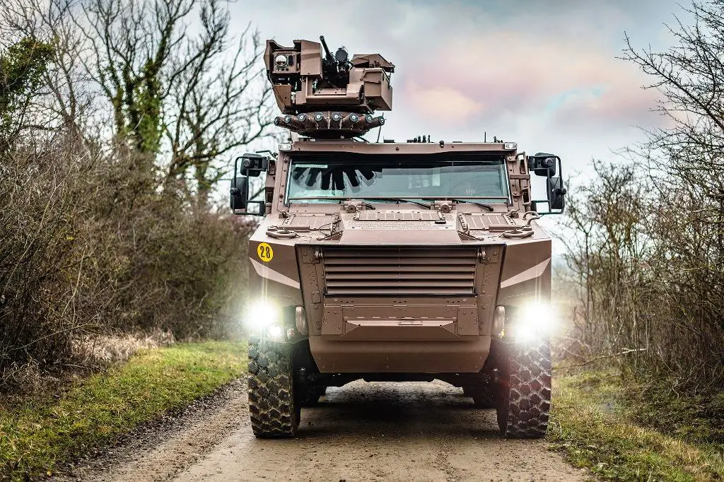 French Armed Forces VBMR Griffon multi-role armored vehicle.