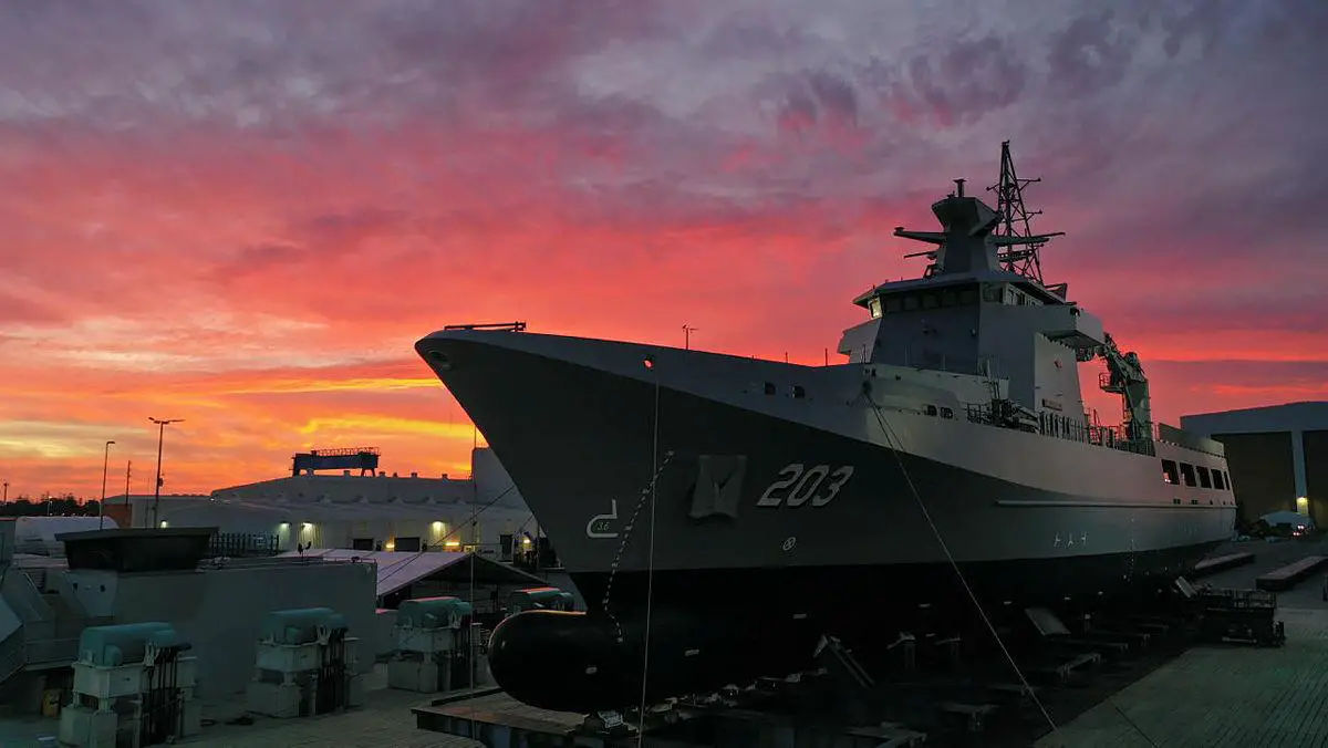 Royal Australian Navy’s First Arafura-class Offshore Patrol Vessel Launched at Osborne Shipyard