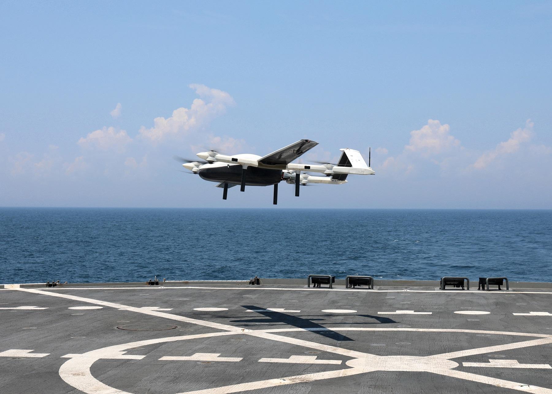 Royal Fleet Auxiliary Looks to Drones to Deliver Lightweight Supplies at Sea