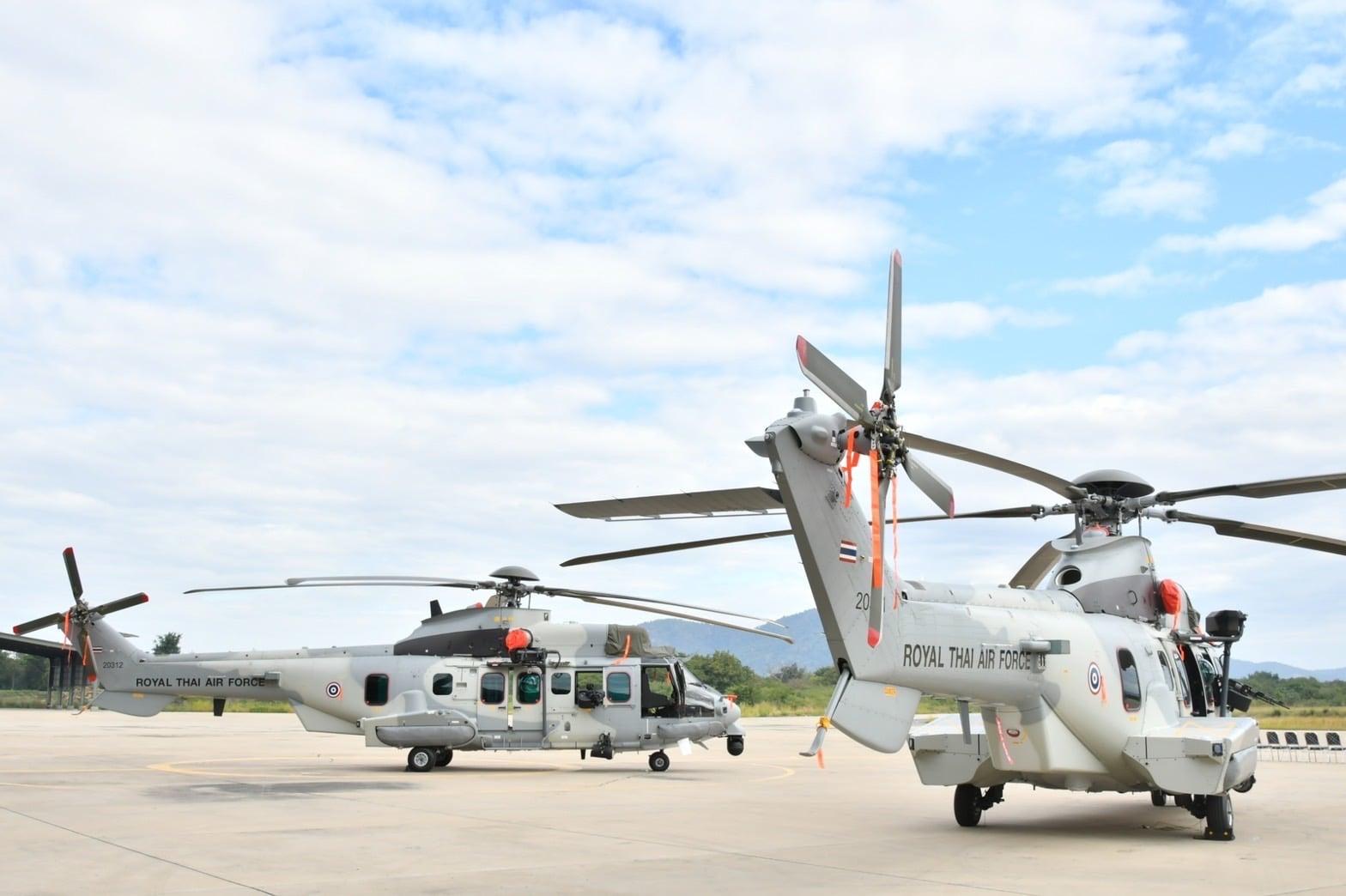 Royal Thai Air Force Takes Delivery of New Airbus H225M Tactical Transport Helicopters