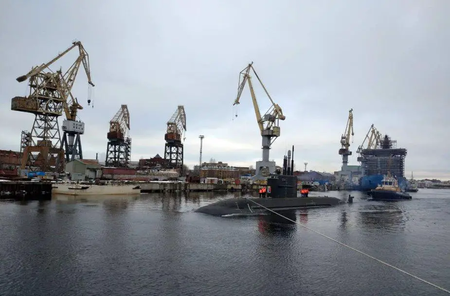 Russian Navy Lada-class Diesel-electric Submarine Kronstadt Conducts High Speed Tests