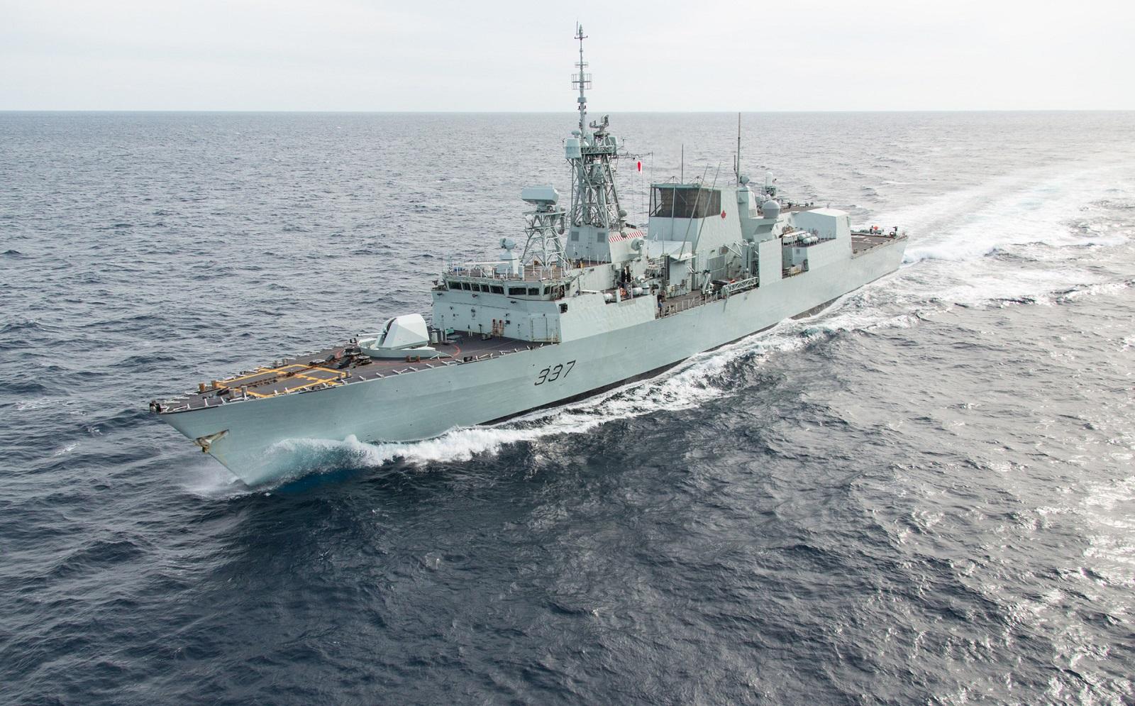 Royal Canadian Navy Halifax Class Frigate Fredericton (FFH 337)