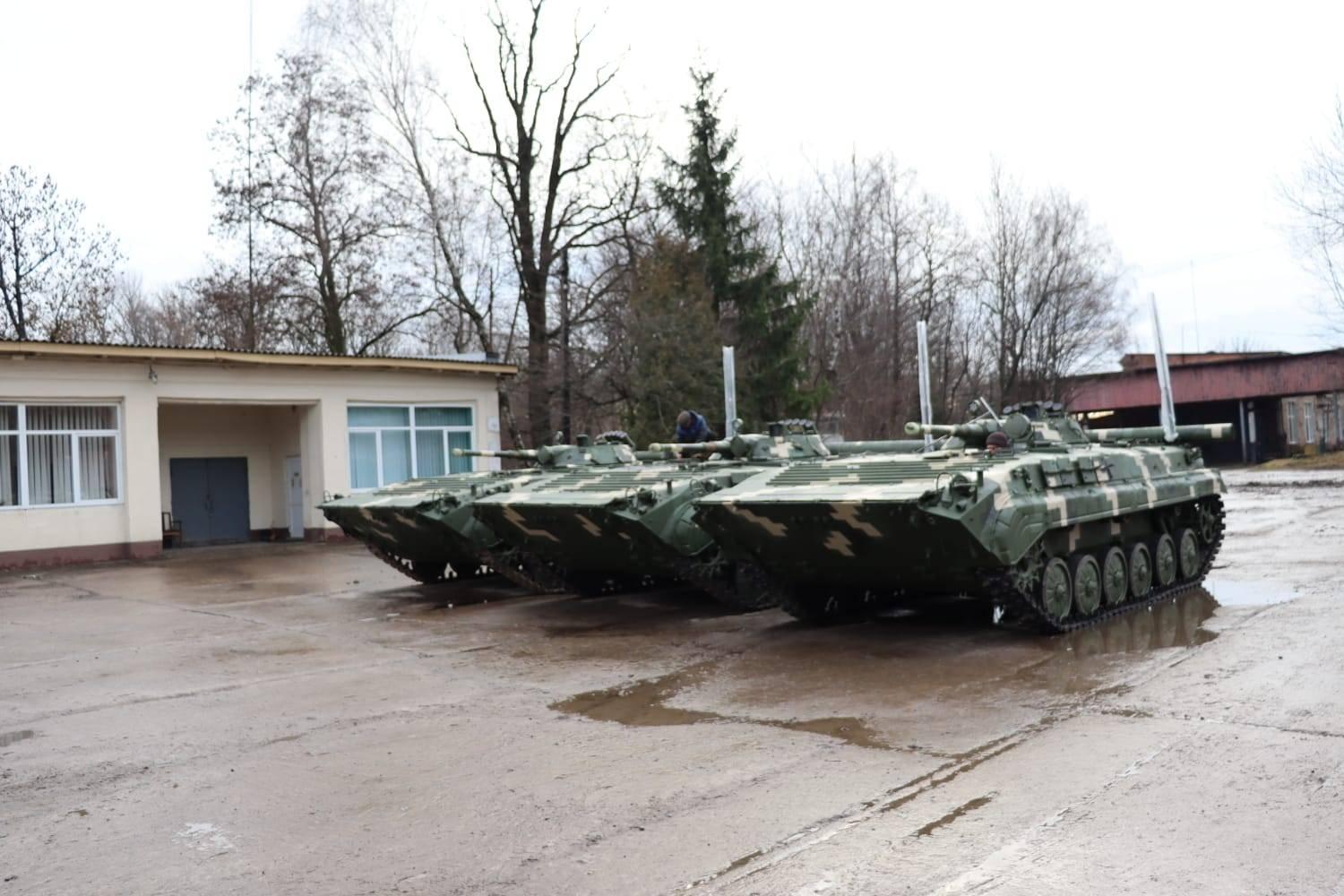 Ukrainian Company Lviv Armored Plant Repairs Batch of BMP-1 Infantry Fighting Vehicles