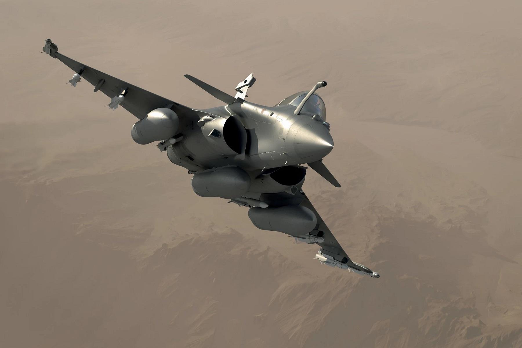 Dassault Rafale twin-engine, canard delta wing, multirole fighter aircraft