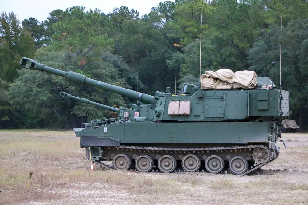 US Army 2ABCT BattleKing Battalion Fires Modernized Paladin M109A7 Howitzers for First Time