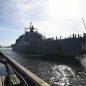 US Navy USS Sioux City (LCS 11) Returned to Its Homeport of Naval Station Mayport,  Florida