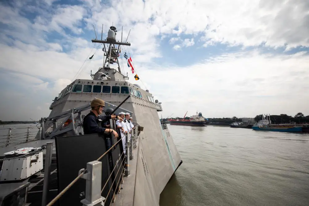 US Navy USS Tulsa (LCS-16) Arrives at Chattogram, Bangladesh