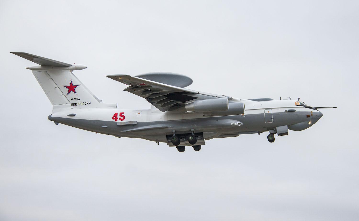 Russian Air Force Beriev A-50U (Red 45) Airborne Early Warning and Control (AEW&C) Aircraft