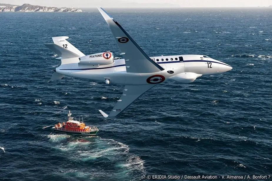 France’s Navy Falcon Albatros Surveillance Aircraft