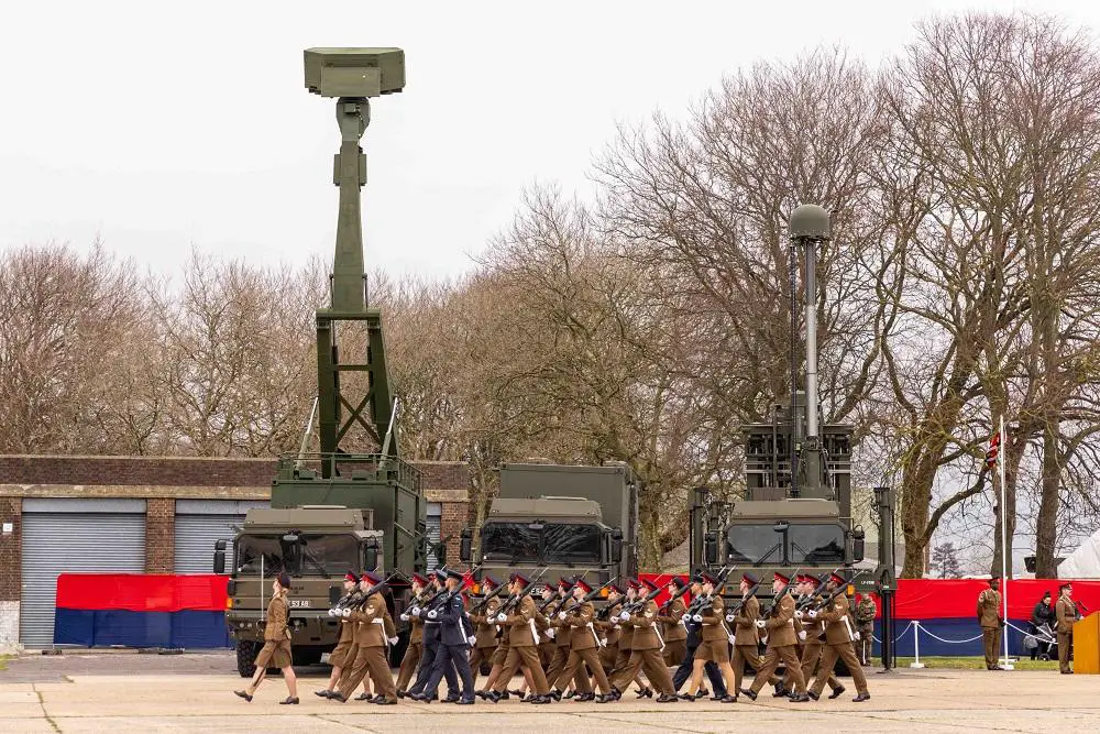 British Army 16 Regiment Royal Artillery Unveils Sky Sabre as Their New Regimental Colours