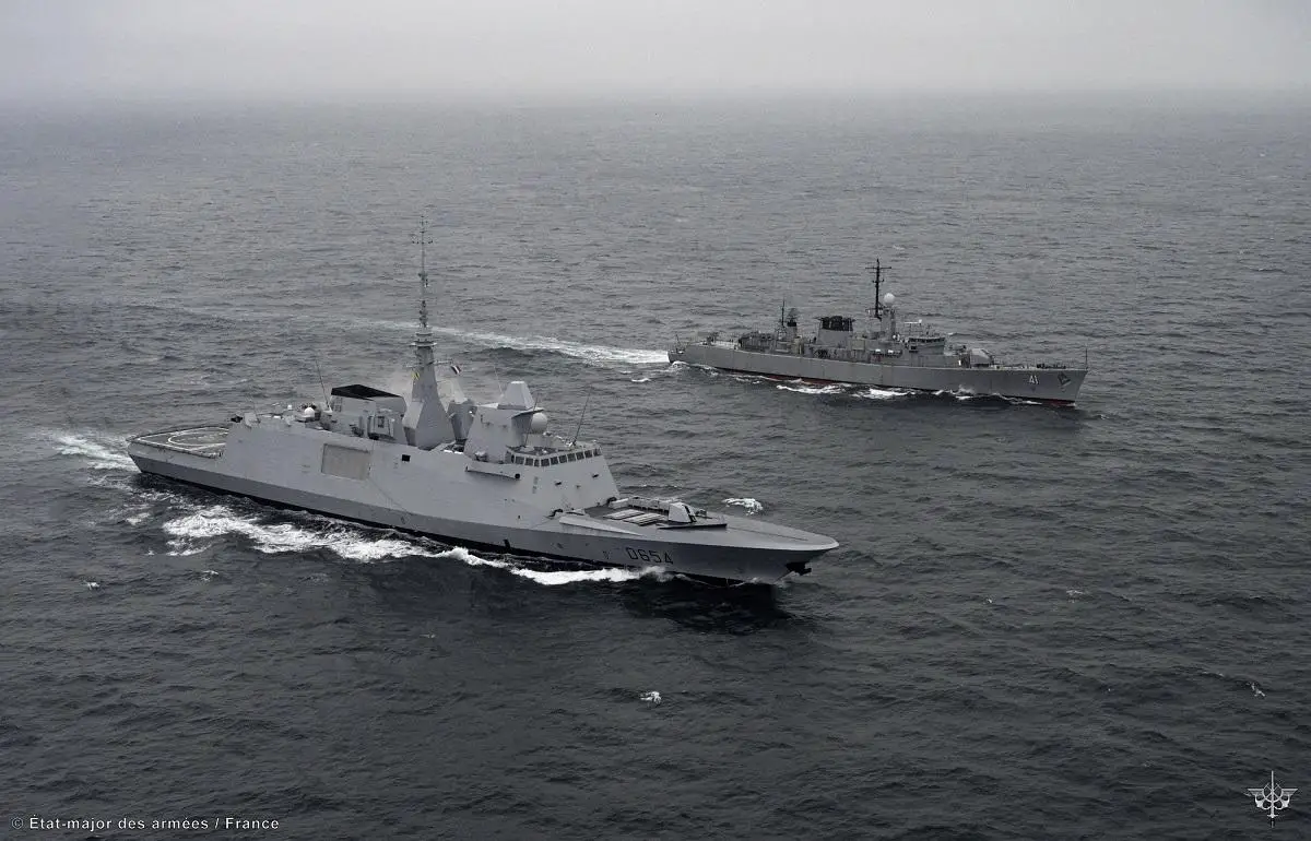 French Navy Frigate Auvergne Conducts Exercise with Bulgarian Navy Frigate Drazki in Black Sea