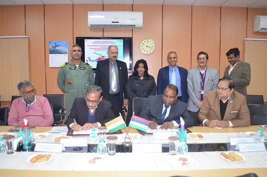 HAL Signs Contract for Export of ALH to Mauritius