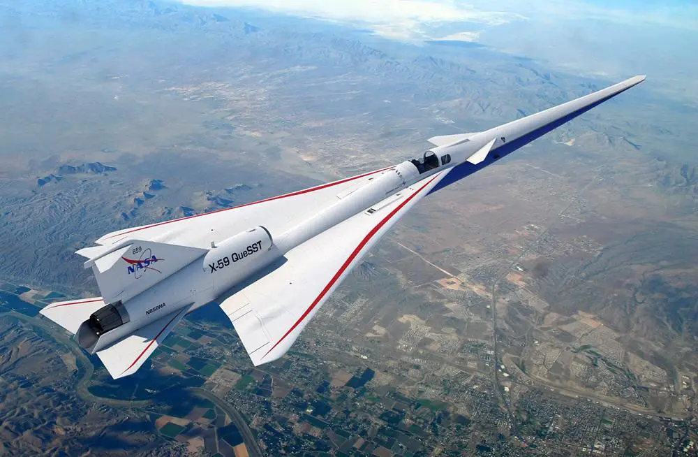 NASA’s X-59 Quiet SuperSonic Technology (QueSST) Aircraft