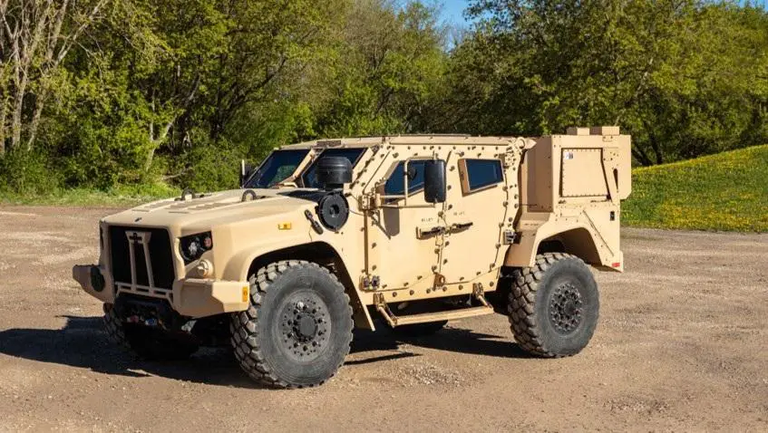 Oshkosh Defense Unveils Hybrid Electric Joint Light Tactical Vehicle (eJLTV)