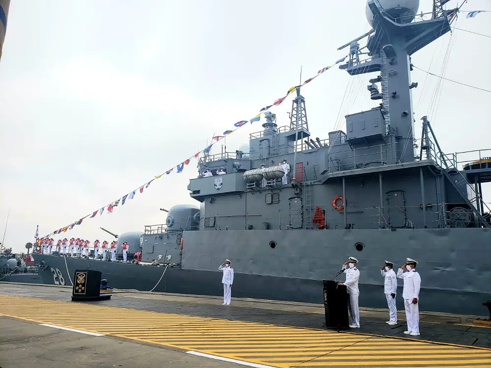 Peruvian Navy Takes Over 2nd South Korean Pohang-class Corvette ROKS Suncheon