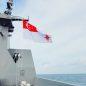 Republic of Singapore Navy RSS Formidable Conducts Drills with German Navy FGS Bayern