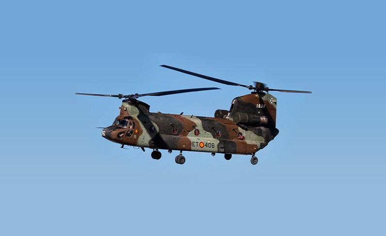 Spanish Army's Boeing Chinook CH-47F Helicopter