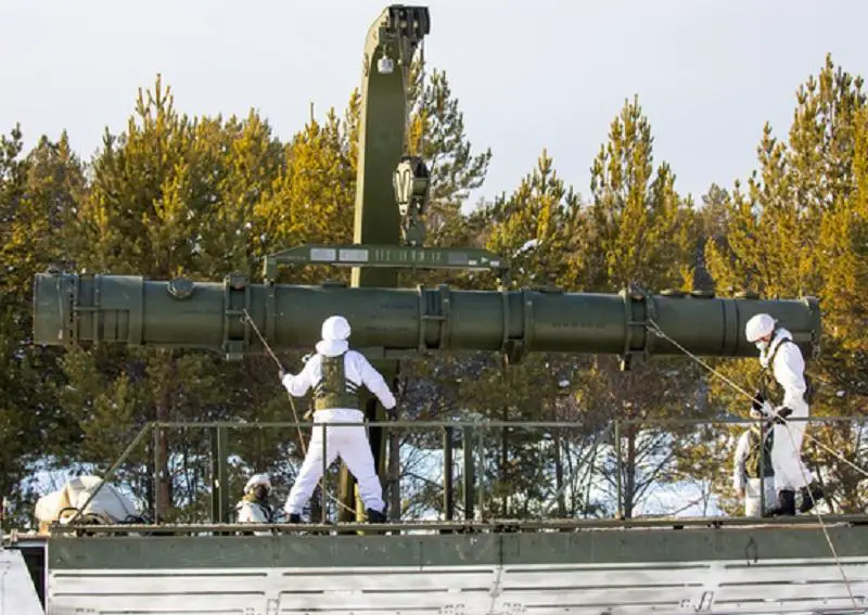 Russian Central Military District Iskander-M mobile short-range ballistic missile system