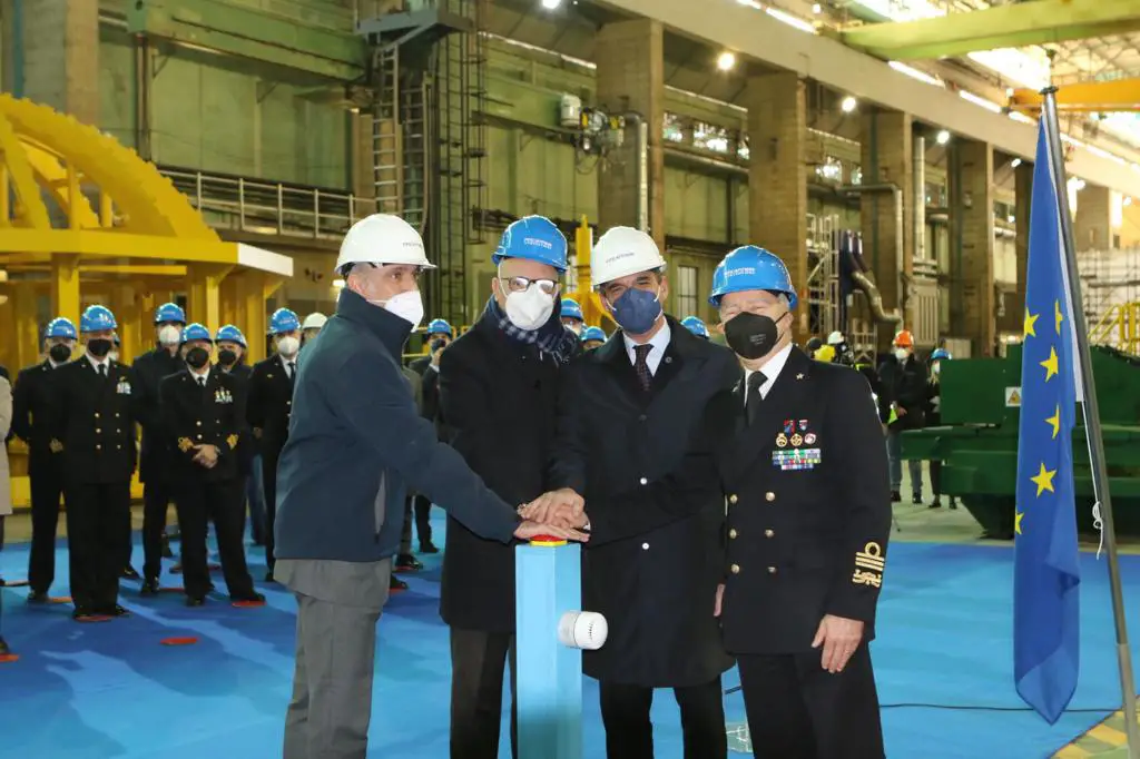 Fincantieri launches the construction of the first-of-class U212 Near Future Submarine