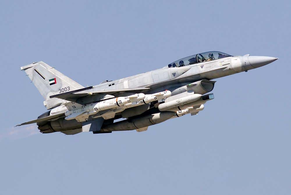 UAE Air Force F-16 Block 60 "Desert Falcon" jet fighter