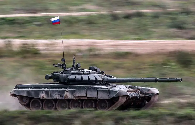 upgraded T-72B3M main battle tanks