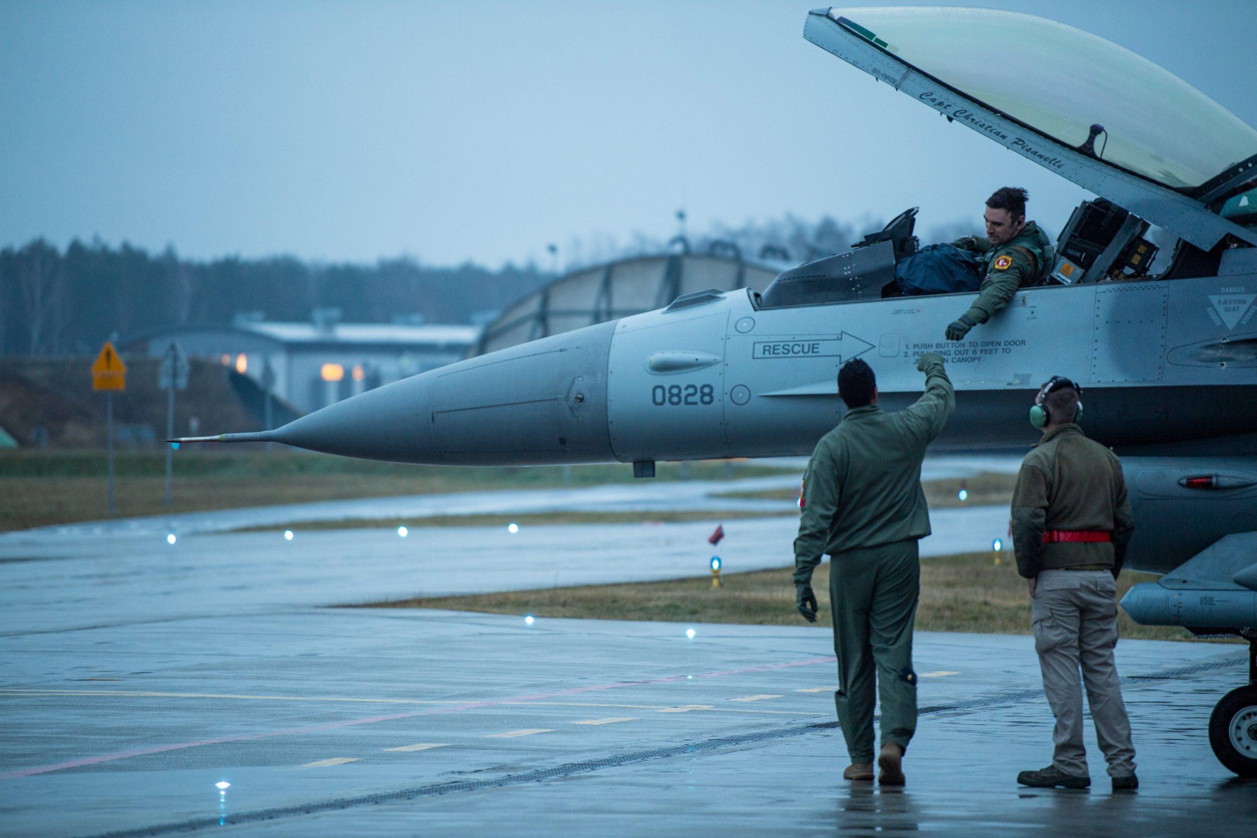 US Air Force F-16s Strengthen Air Policing Mission with Long-planned Poland Deployment