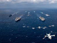 US Indo-Pacific Command Joint Force Conducts Dual Carrier Operations in South China Sea