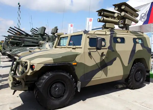 Kornet-D/EM is a Russian anti-tank guided missile system platform based on the GAZ-2975. 