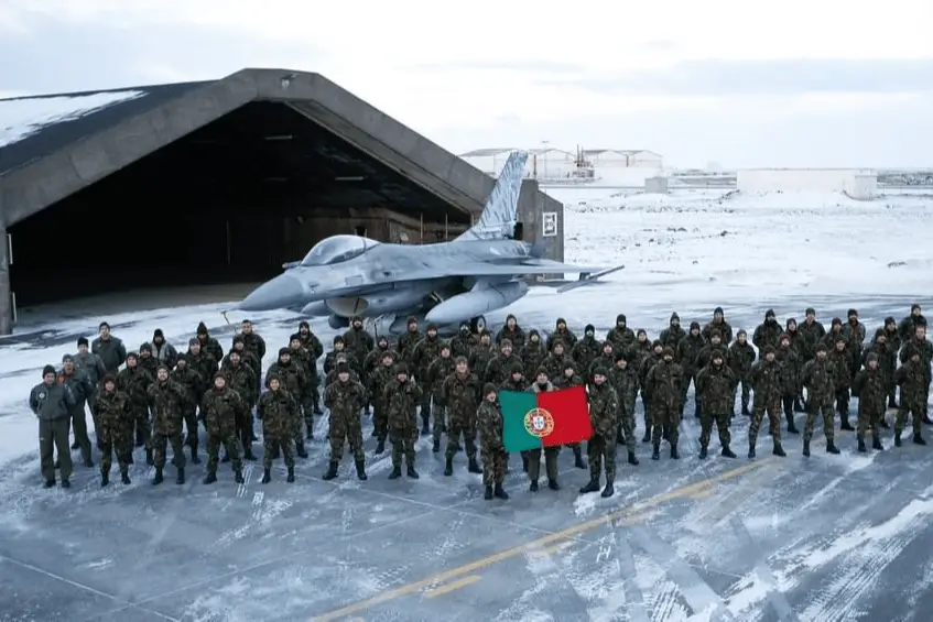 F-16 Fighters from Portuguese Air Force Ready to Secure the Icelandic Skies
