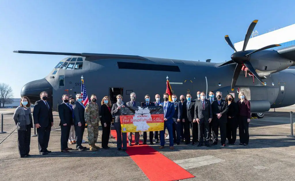 German Air Force Receives First C-130J Super Hercules from Lockheed Martin