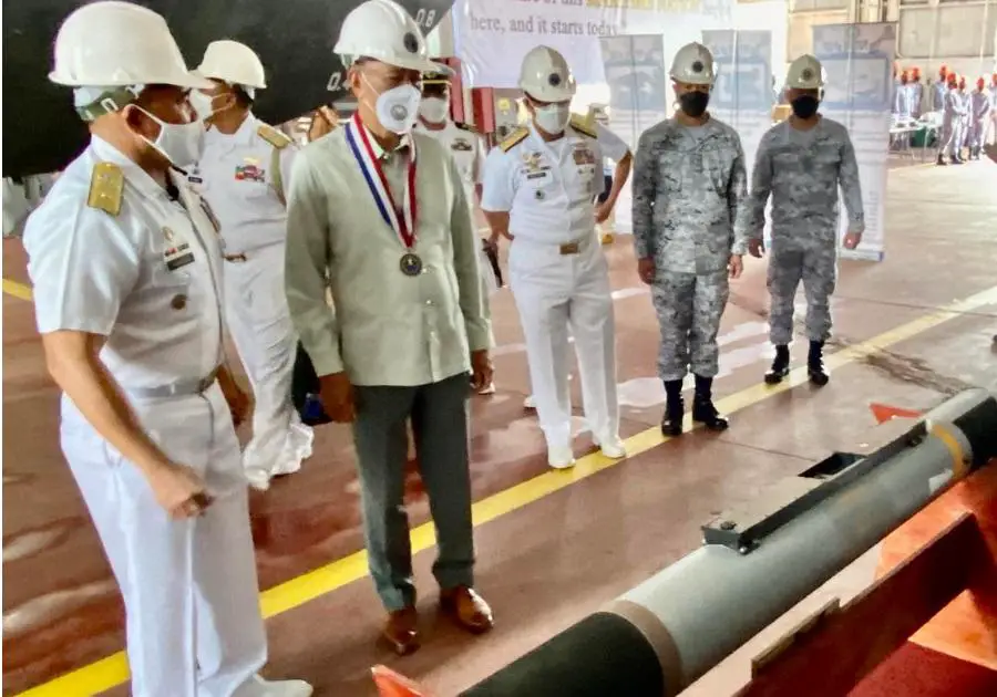 Philippine Secretary of National Defense Visited to the Naval Sea Systems Command-MPAC ER Missiles