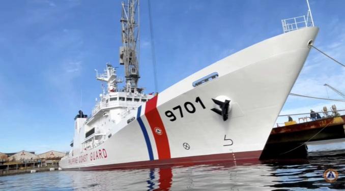 Philippine Coast Guard Multi-Role Response Vessel BRP Teresa Magbanua Began its Journey Home
