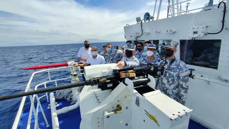 Philippine Coast Guard Tests Remote Controlled Weapon Station Installed on Six PCG Vessels
