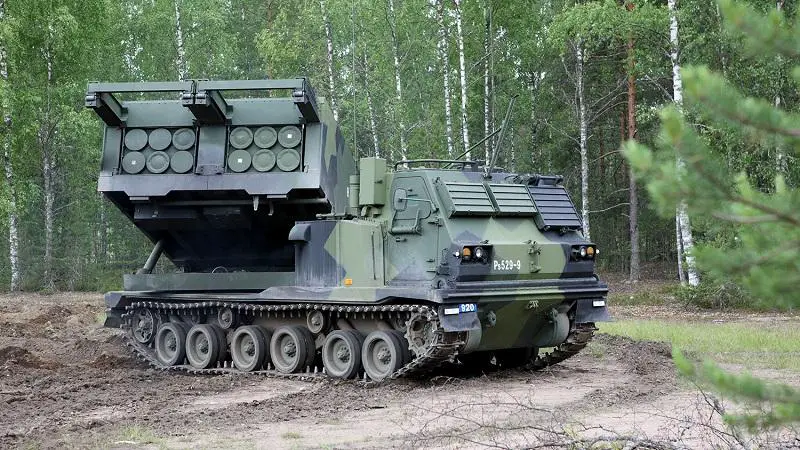 Finnish Army 298 RSRAKH 06 (M270D1) Multiple Launch Rocket System