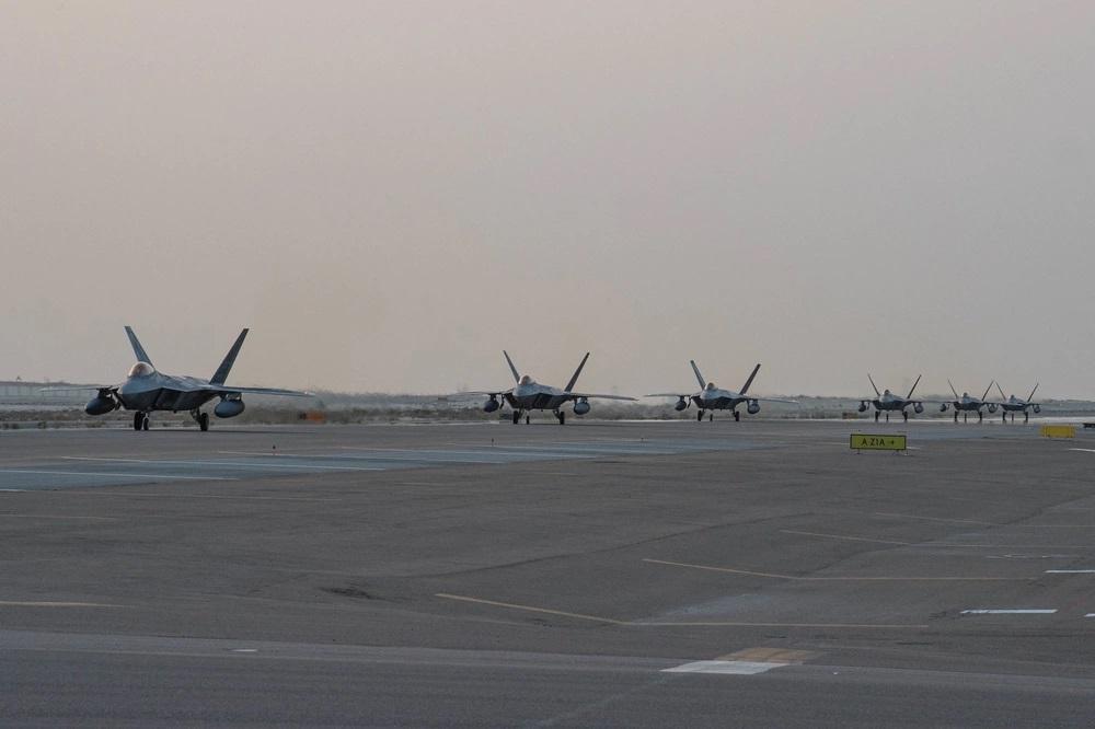 US Air Force F-22 Raptors Deploy to United Arab Emirates in Show of Support to Region