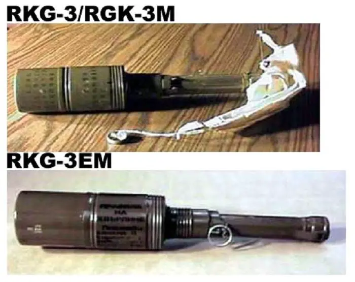 RKG-3 anti-tank hand grenades