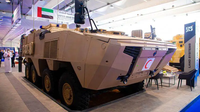 AL Jasoor Unveils Rabdan 8x8 Mine-resistant Ambush Protected Ambulance