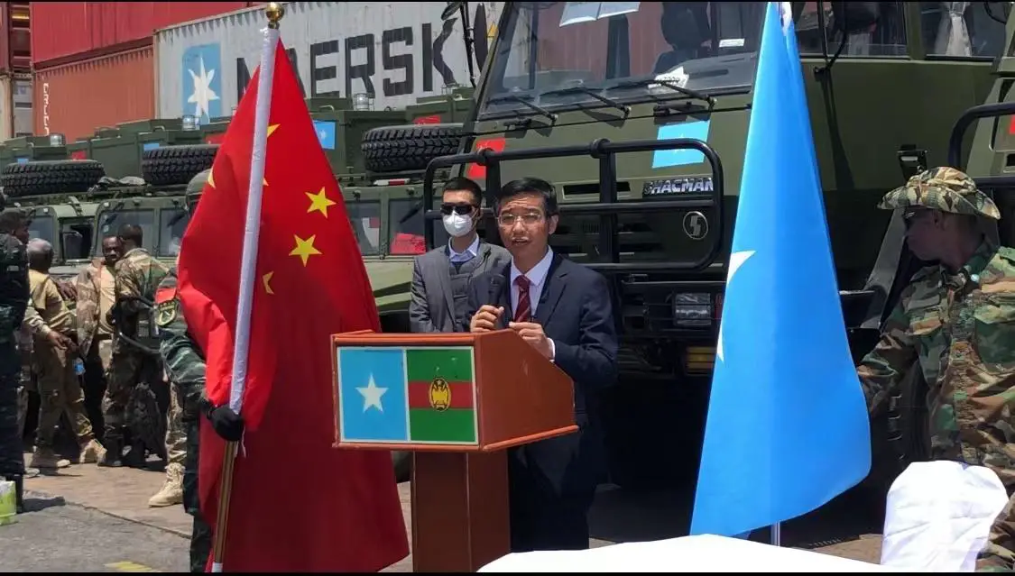 China Donates Vehicles and Military Equipment to Somali Armed Forces